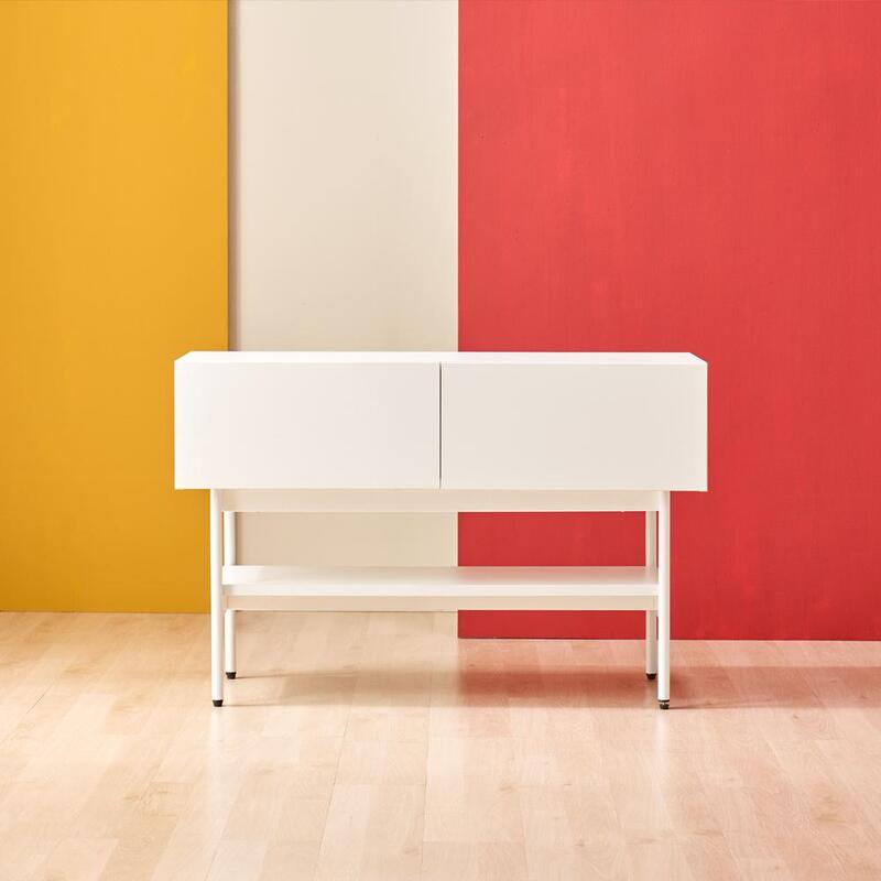 파로마 마랑 TV다이 높은 수납 거실장 1200