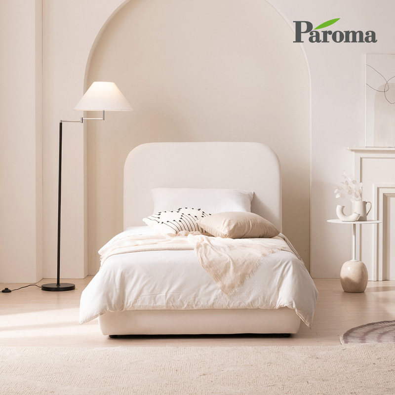 파로마 에버 호텔식 슬림 헤드 패브릭 침대 프레임 SS